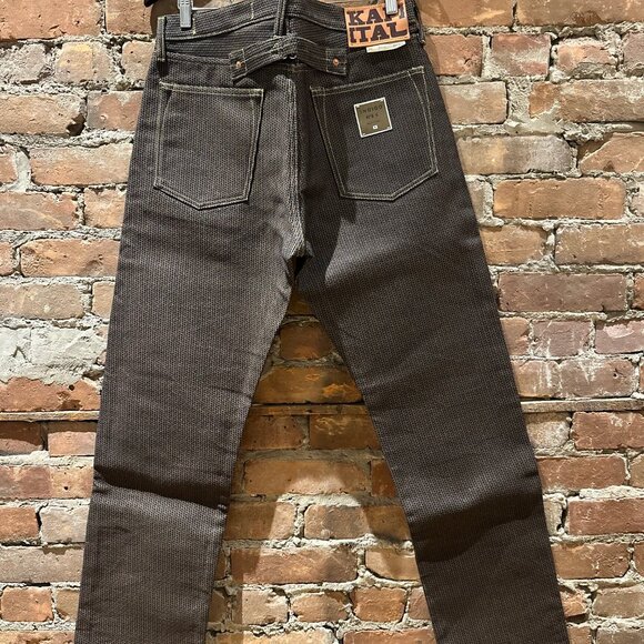 KAPITAL “Century Denim” — INDIGO No.5-S (Sashiko) 5-Pocket Jeans - Picture 2 of 10